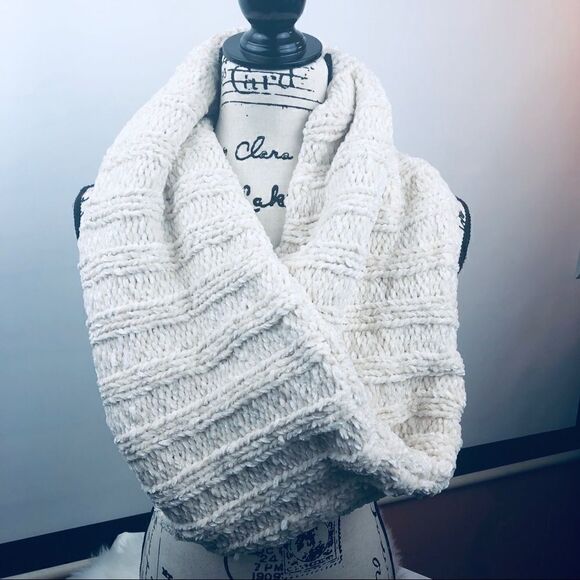 Peace & Pearls | cowl neck scarf OS - Picture 2 of 4